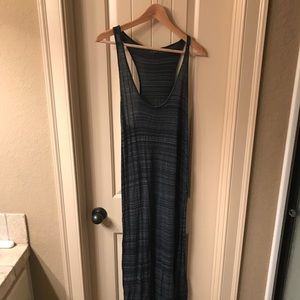 Vince racer back maxi dress